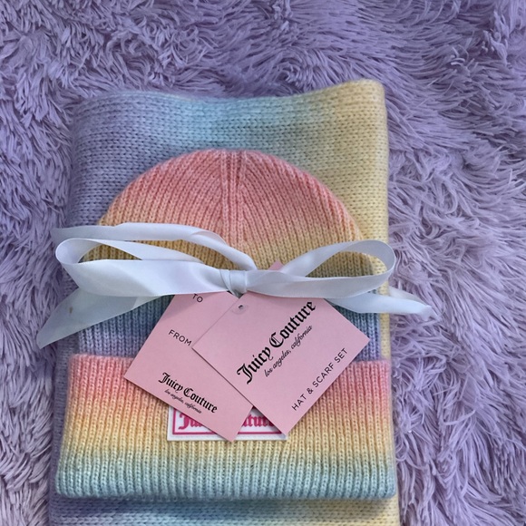 *BNWT* JUICY COUTURE HAT AND SCARF BOX SET - Picture 4 of 16